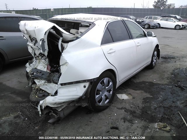 4T1BE46K79U843284 - 2009 TOYOTA CAMRY SE/LE/XLE WHITE photo 4