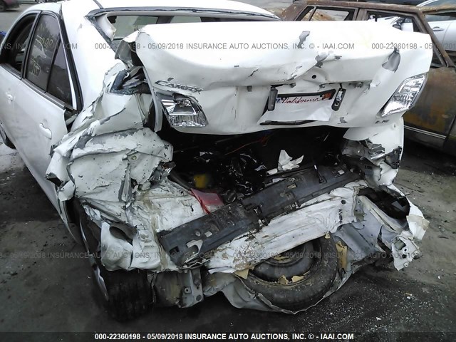 4T1BE46K79U843284 - 2009 TOYOTA CAMRY SE/LE/XLE WHITE photo 6