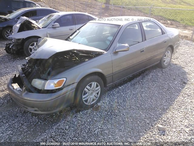 4T1BG22KXYU641168 - 2000 TOYOTA CAMRY CE/LE/XLE 棕色 照片 2