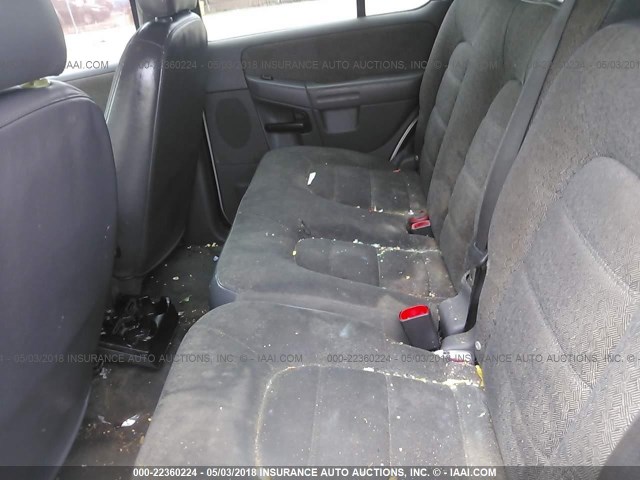 1FMZU62K14UB65675 - 2004 FORD EXPLORER XLS/XLS SPORT SILVER photo 8