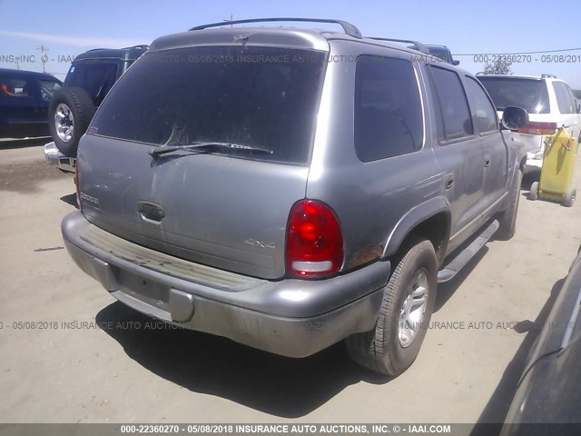 1B4HS28ZXYF112189 - 2000 DODGE DURANGO GOLD photo 4