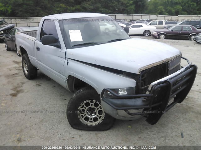 1B7HF16Y41S126873 - 2001 DODGE RAM 1500 GRAY photo 1