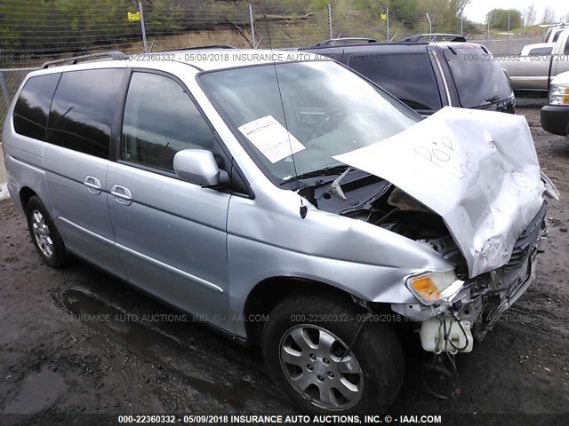 5FNRL18923B037242 - 2003 HONDA ODYSSEY EXL SILVER photo 1