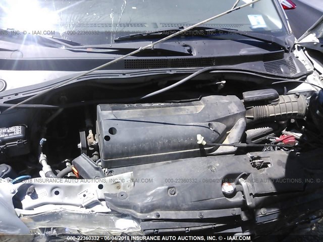 5FNRL18923B037242 - 2003 HONDA ODYSSEY EXL ვერცხლისფერი ფოტო 10