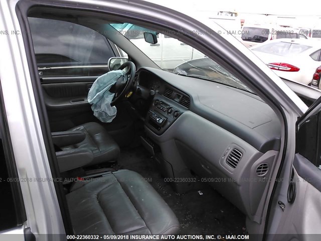5FNRL18923B037242 - 2003 HONDA ODYSSEY EXL ვერცხლისფერი ფოტო 5