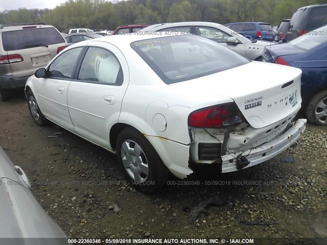 1B3EL46XX6N151448 - 2006 DODGE STRATUS SXT WHITE photo 3