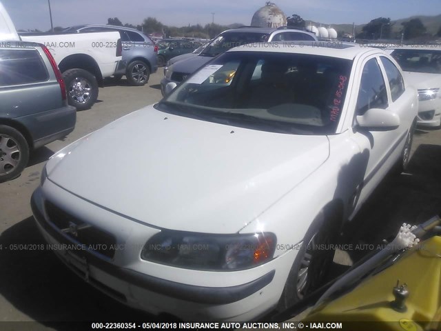 YV1RS64A032284255 - 2003 VOLVO S60 WHITE photo 2