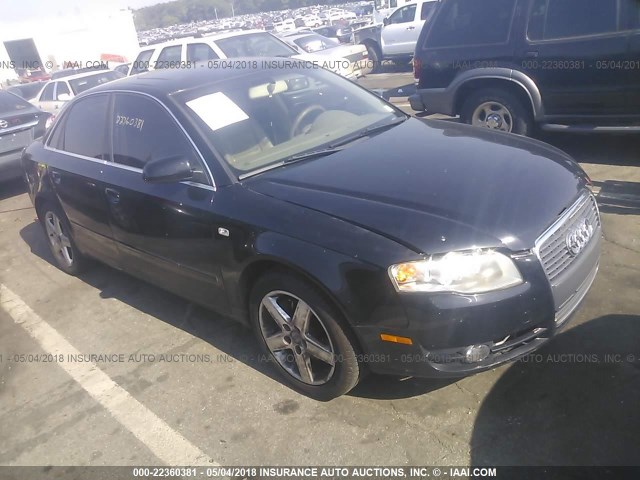 WAUAH78E56A187354 - 2006 AUDI A4 3.2 BLACK photo 1