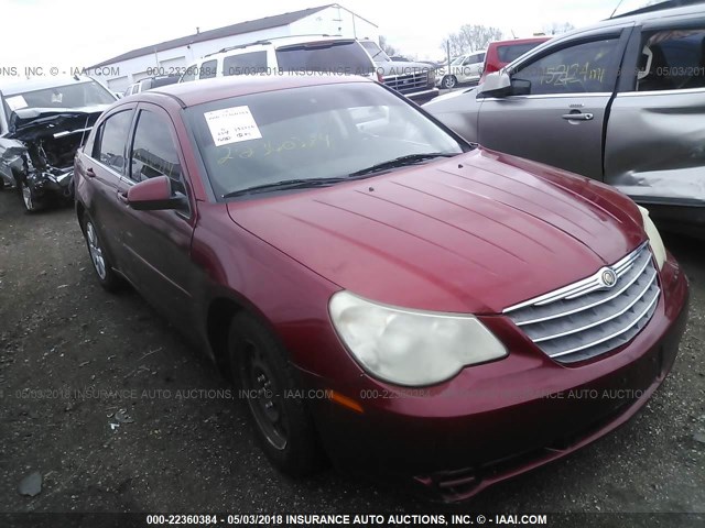 1C3LC46K87N542212 - 2007 CHRYSLER SEBRING RED photo 1