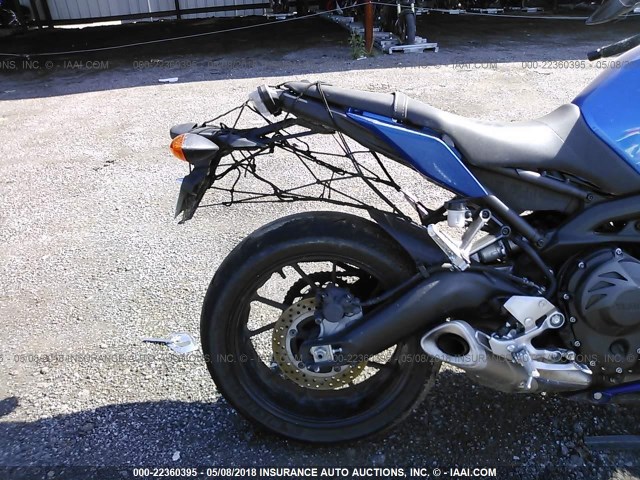 JYARN33E6GA010002 - 2016 YAMAHA FZ09 BLUE photo 6