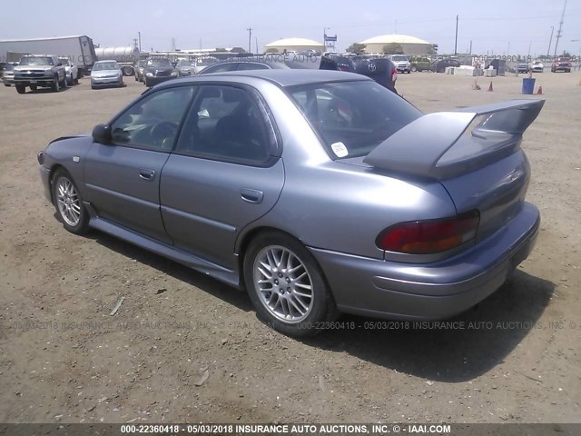 JF1GC6757YG505259 - 2000 SUBARU IMPREZA RS GRAY photo 3