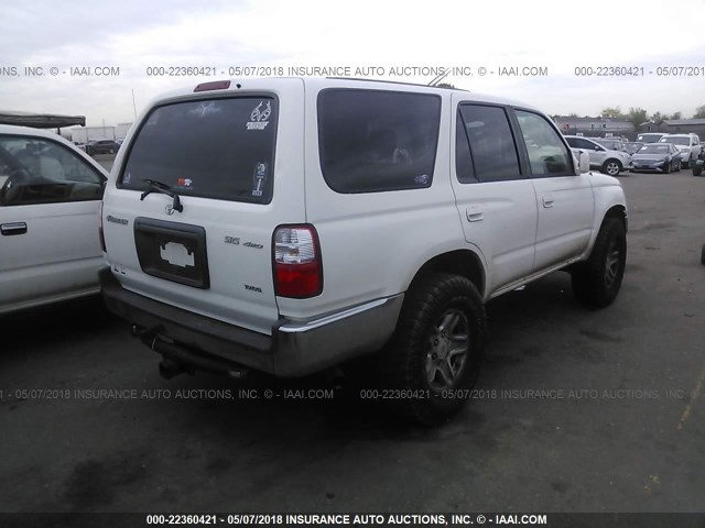 JT3HN86R719053160 - 2001 TOYOTA 4RUNNER SR5 WHITE photo 4