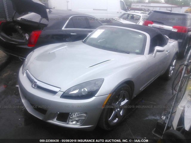 1G8MF35X68Y129679 - 2008 SATURN SKY REDLINE SILVER photo 2