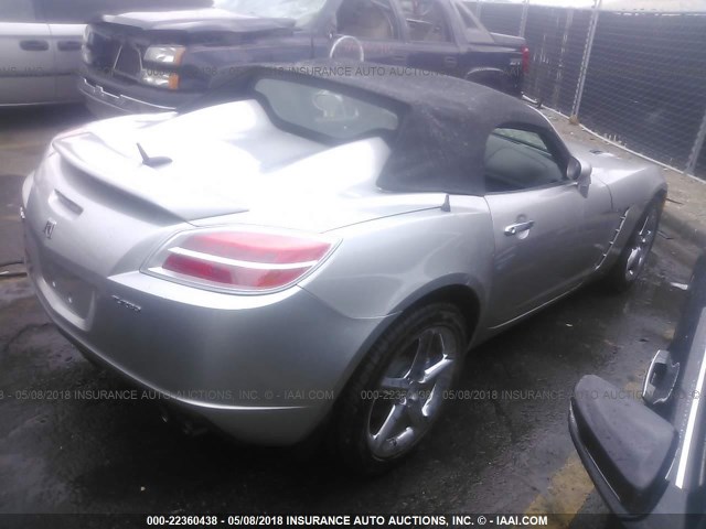 1G8MF35X68Y129679 - 2008 SATURN SKY REDLINE SILVER photo 4