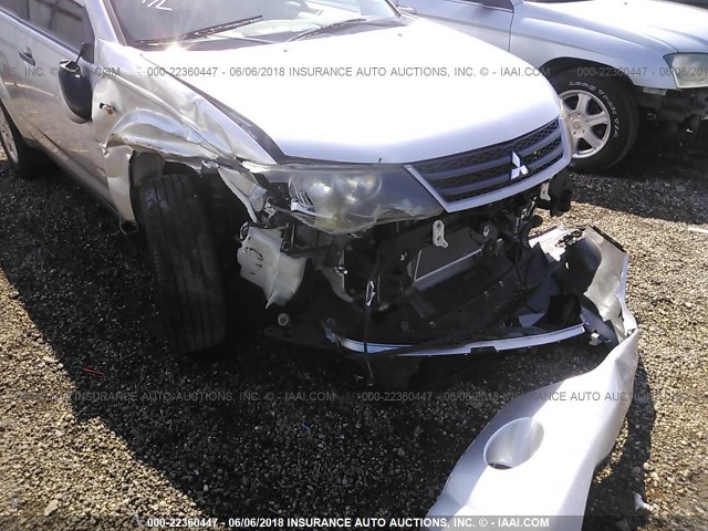 JA4MS31X47Z011852 - 2007 MITSUBISHI OUTLANDER ES/LS 银色 照片 6