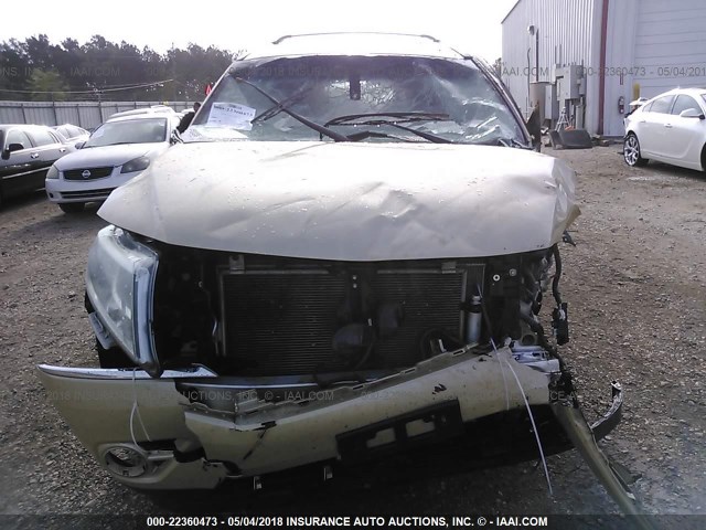 5N1AR2MN9DC659786 - 2013 NISSAN PATHFINDER S/SV/SL/PLATINUM 棕色 照片 6