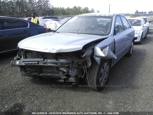 5NPET4AC4AH615488 - 2010 HYUNDAI SONATA GLS SILVER photo 2