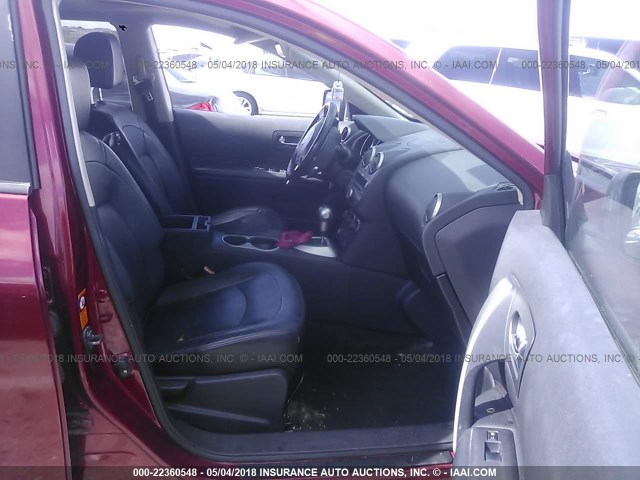 JN8AS58V88W109024 - 2008 NISSAN ROGUE S/SL RED photo 5