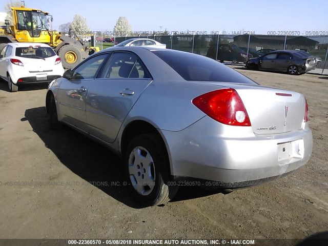 1G2ZF58B774230747 - 2007 PONTIAC G6 VALUE LEADER/BASE GRAY photo 3