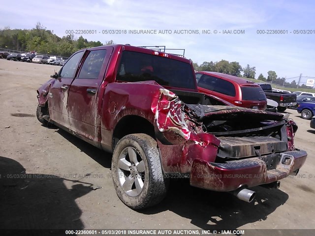 1C6RR7KT6ES137363 - 2014 RAM 1500 ST MAROON photo 3