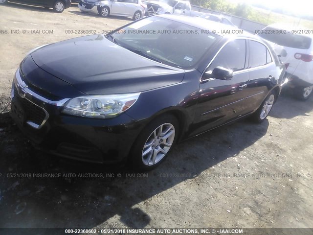 1G11C5SL0EF226679 - 2014 CHEVROLET MALIBU 1LT BLACK photo 2