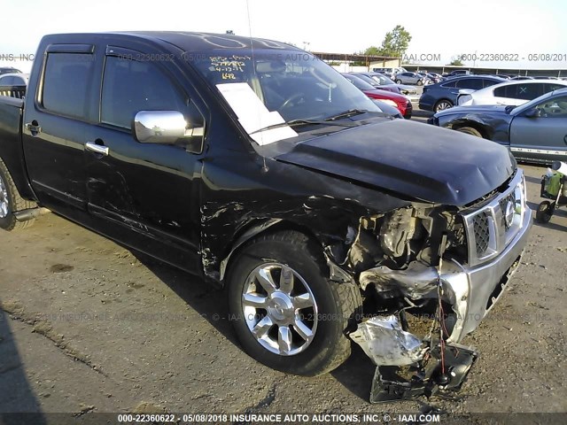 1N6AA07A04N558663 - 2004 NISSAN TITAN XE/SE/LE BLACK photo 6