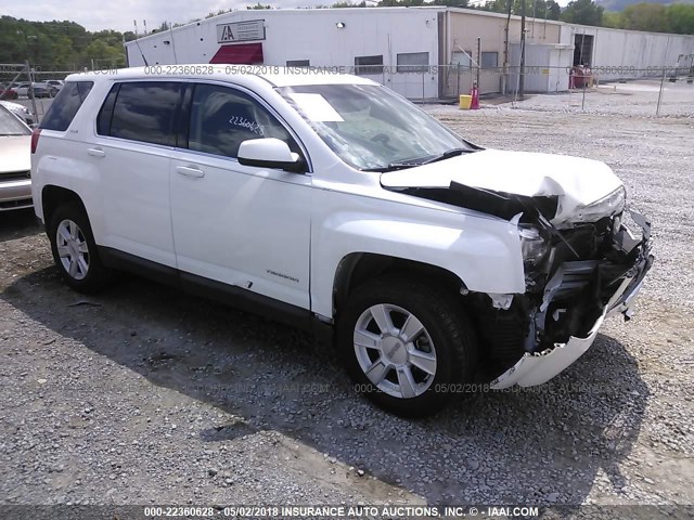 2CTALMEC7B6417863 - 2011 GMC TERRAIN SLE WHITE photo 1