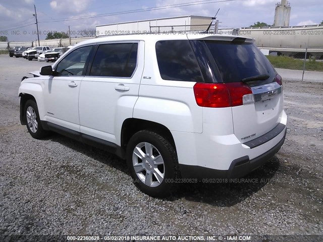 2CTALMEC7B6417863 - 2011 GMC TERRAIN SLE WHITE photo 3