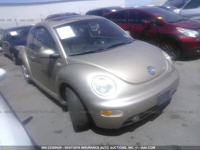 3VWDD21C11M476697 - 2001 VOLKSWAGEN NEW BEETLE GLX 金色 照片 1