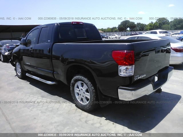 5TFRM5F18CX037284 - 2012 TOYOTA TUNDRA DOUBLE CAB SR5 BLACK photo 3