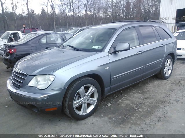 2A8GF68X57R194180 - 2007 CHRYSLER PACIFICA TOURING GRAY photo 2