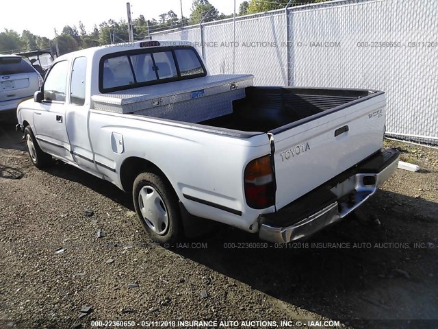 4TAVL52N1WZ003797 - 1998 TOYOTA TACOMA XTRACAB WHITE photo 3