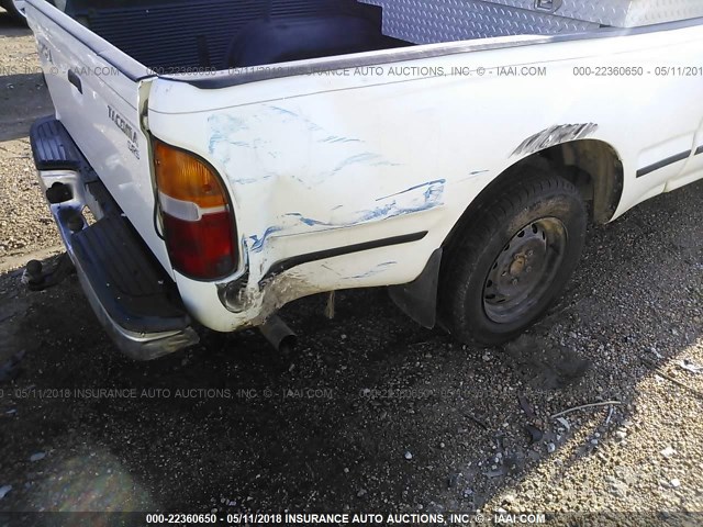 4TAVL52N1WZ003797 - 1998 TOYOTA TACOMA XTRACAB WHITE photo 6