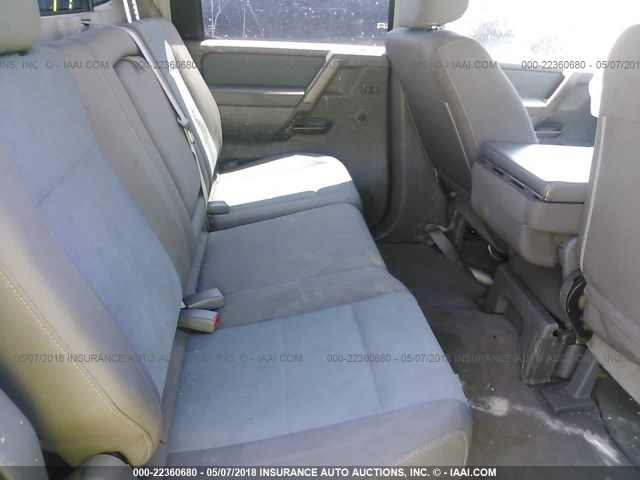 1N6AA07AX6N564022 - 2006 NISSAN TITAN XE/SE/LE GRAY photo 8