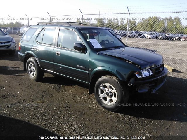 4S6CK58W224403313 - 2002 HONDA PASSPORT EX/LX GREEN photo 1