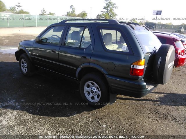 4S6CK58W224403313 - 2002 HONDA PASSPORT EX/LX 绿色 照片 3