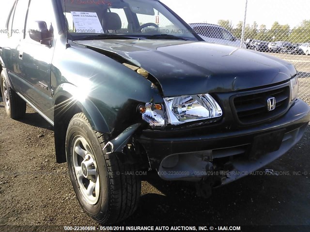 4S6CK58W224403313 - 2002 HONDA PASSPORT EX/LX GREEN photo 6