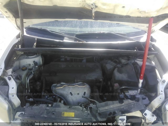 JTLKE50E991081613 - 2009 TOYOTA SCION XB WHITE photo 10