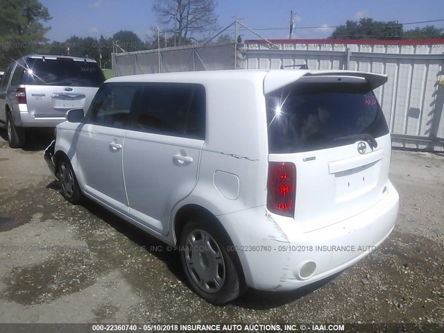 JTLKE50E991081613 - 2009 TOYOTA SCION XB WHITE photo 3