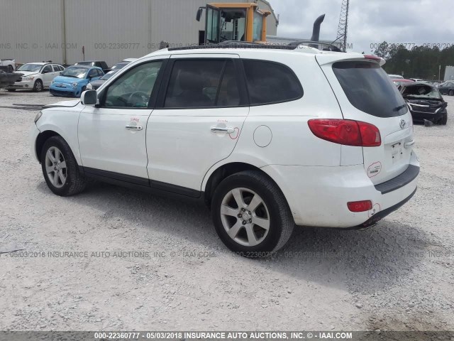 5NMSH13EX7H028798 - 2007 HYUNDAI SANTA FE SE/LIMITED WHITE photo 3