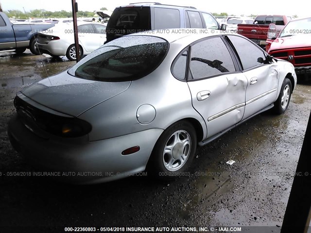 1FALP52U7VA237422 - 1997 FORD TAURUS GL SILVER photo 4