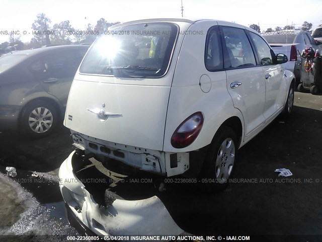 3A4FY58B96T352893 - 2006 CHRYSLER PT CRUISER TOURING WHITE photo 4