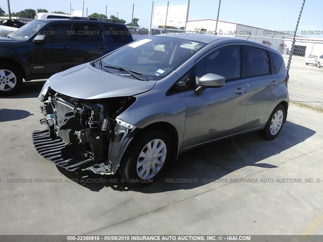 3N1CE2CP7FL433008 - 2015 NISSAN VERSA NOTE S/S PLUS/SV/SL/SR GREEN photo 2