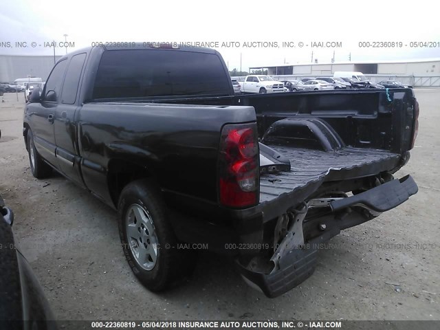 1GCEC19X54Z335615 - 2004 CHEVROLET SILVERADO C1500 BLACK photo 3