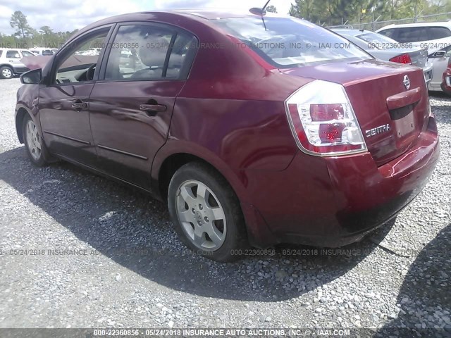 3N1AB61E28L754532 - 2008 NISSAN SENTRA 2.0/2.0S/2.0SL MAROON photo 3