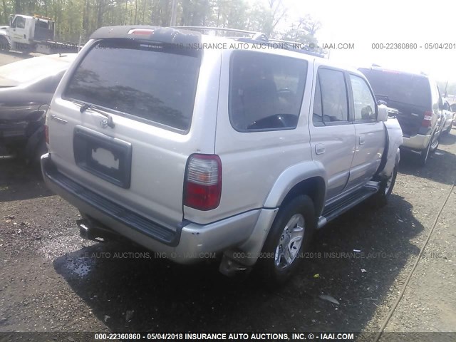 JT3HN87R5Y9032610 - 2000 TOYOTA 4RUNNER LIMITED GRAY photo 4