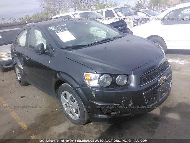 1G1JA5SH1G4123674 - 2016 CHEVROLET SONIC LS BLACK photo 1