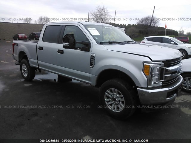 1FT7W2B61HED10618 - 2017 FORD F250 SUPER DUTY SILVER photo 1