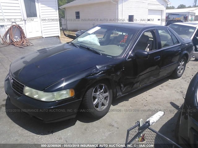 1G6KS54Y44U107487 - 2004 CADILLAC SEVILLE SLS BLACK photo 2