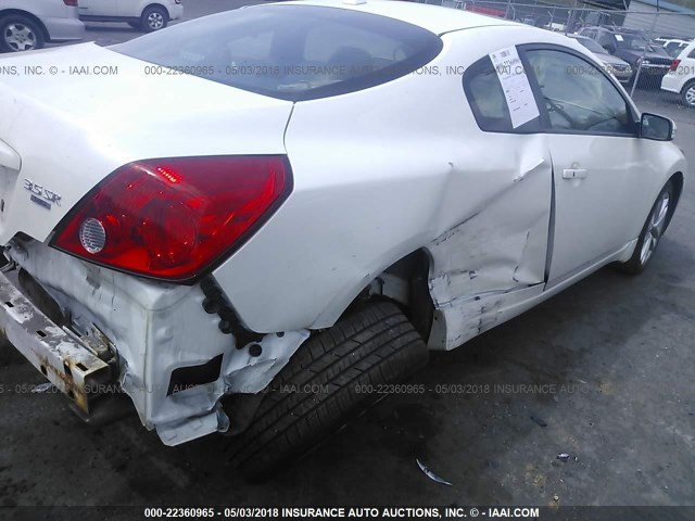 1N4BL2EP3BC170913 - 2011 NISSAN ALTIMA SR WHITE photo 6